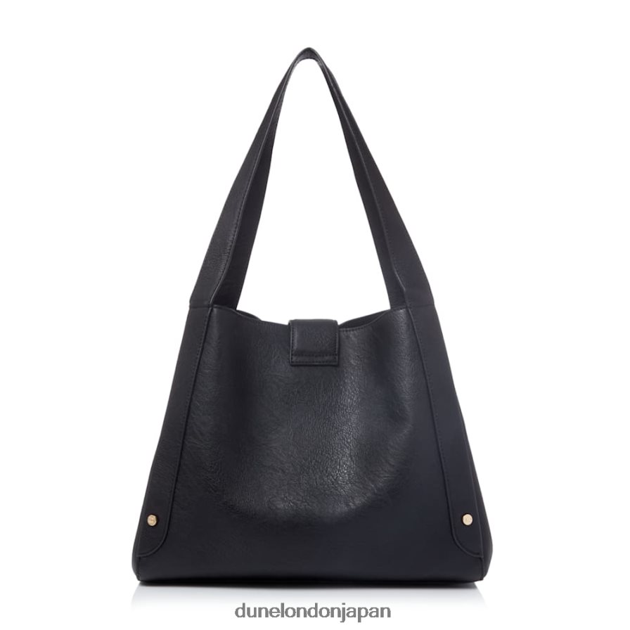 ディクセン だらしないショルダーバッグ 黒 女性 Dune London 4JB82R391