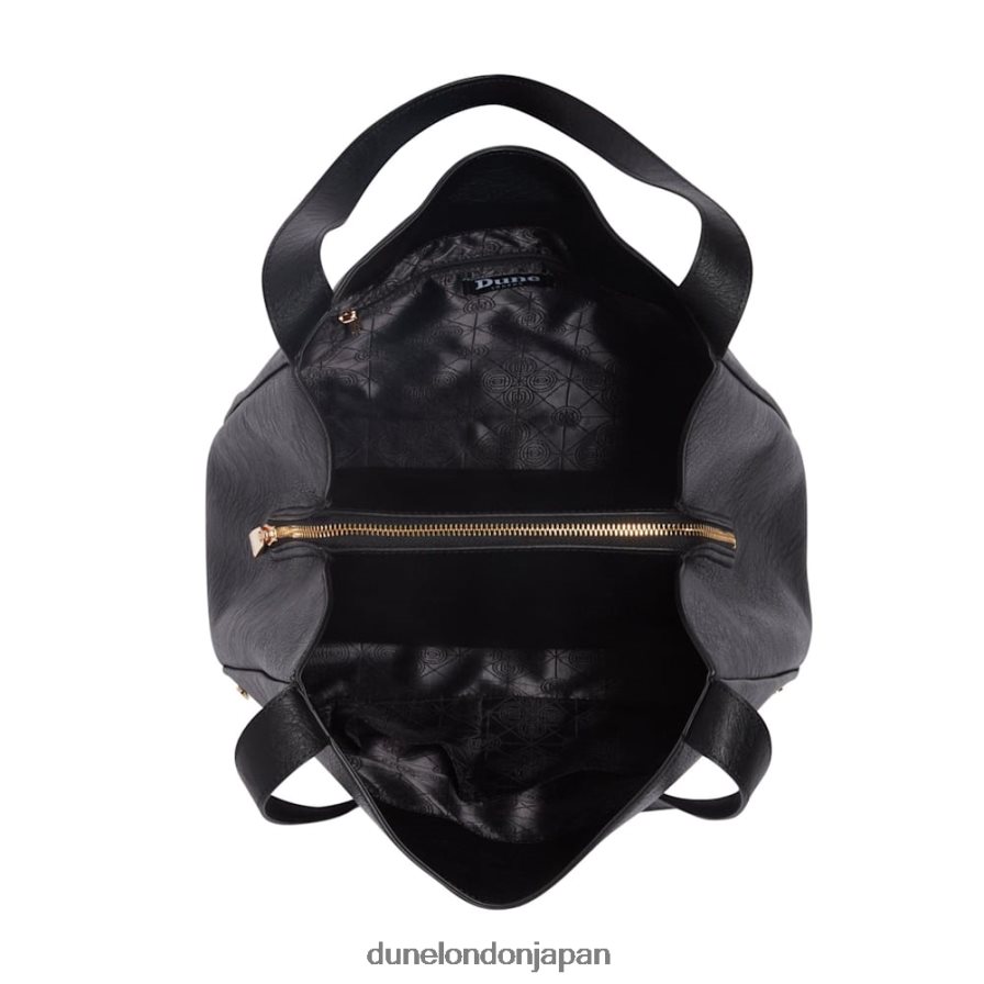 ディクセン だらしないショルダーバッグ 黒 女性 Dune London 4JB82R391