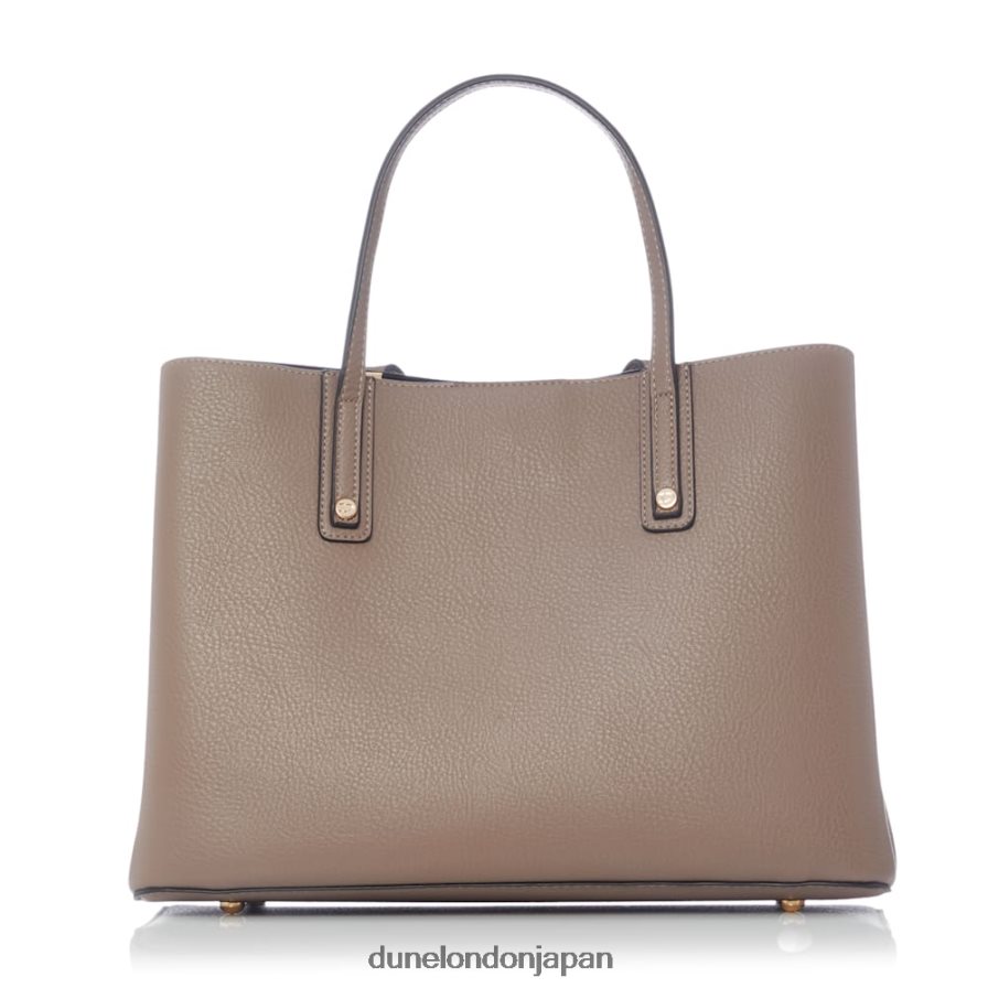 ドリー ロゴハードウェア トートバッグ グレー 女性 Dune London 4JB82R392