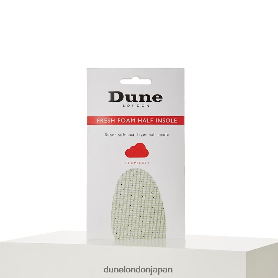 インソール ハーフフォームインソール 白 ユニセックス Dune London 4JB82R395