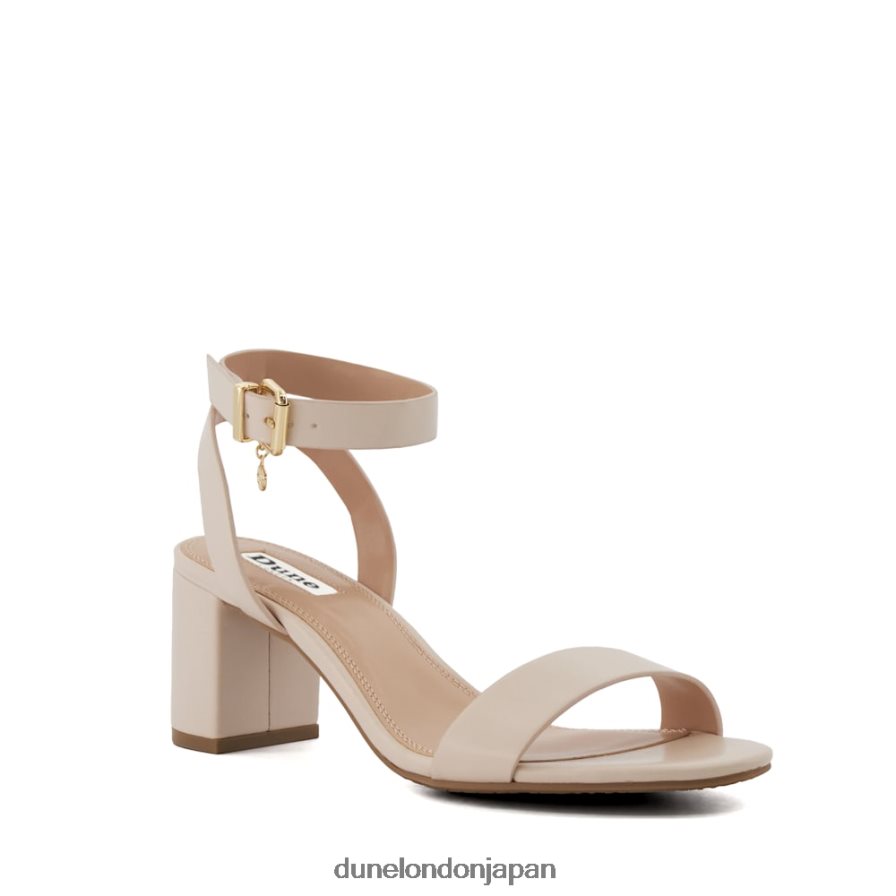 ミーミー ミッドブロックヒールサンダル 生成り 女性 Dune London 4JB82R413