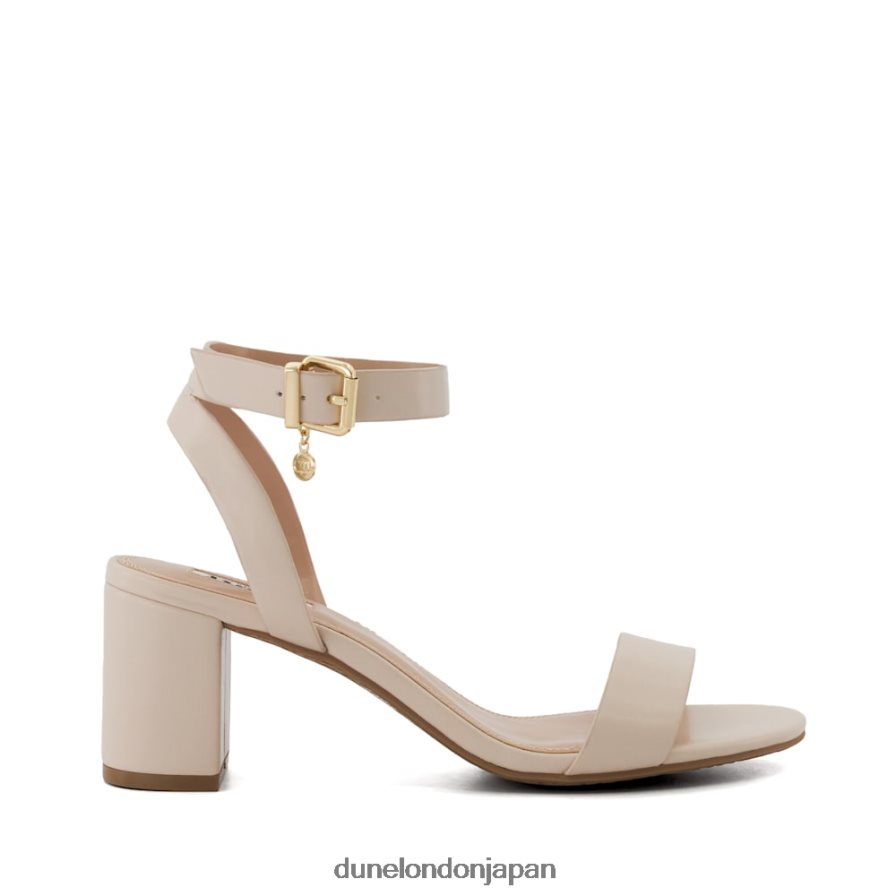 ミーミー ミッドブロックヒールサンダル 生成り 女性 Dune London 4JB82R413