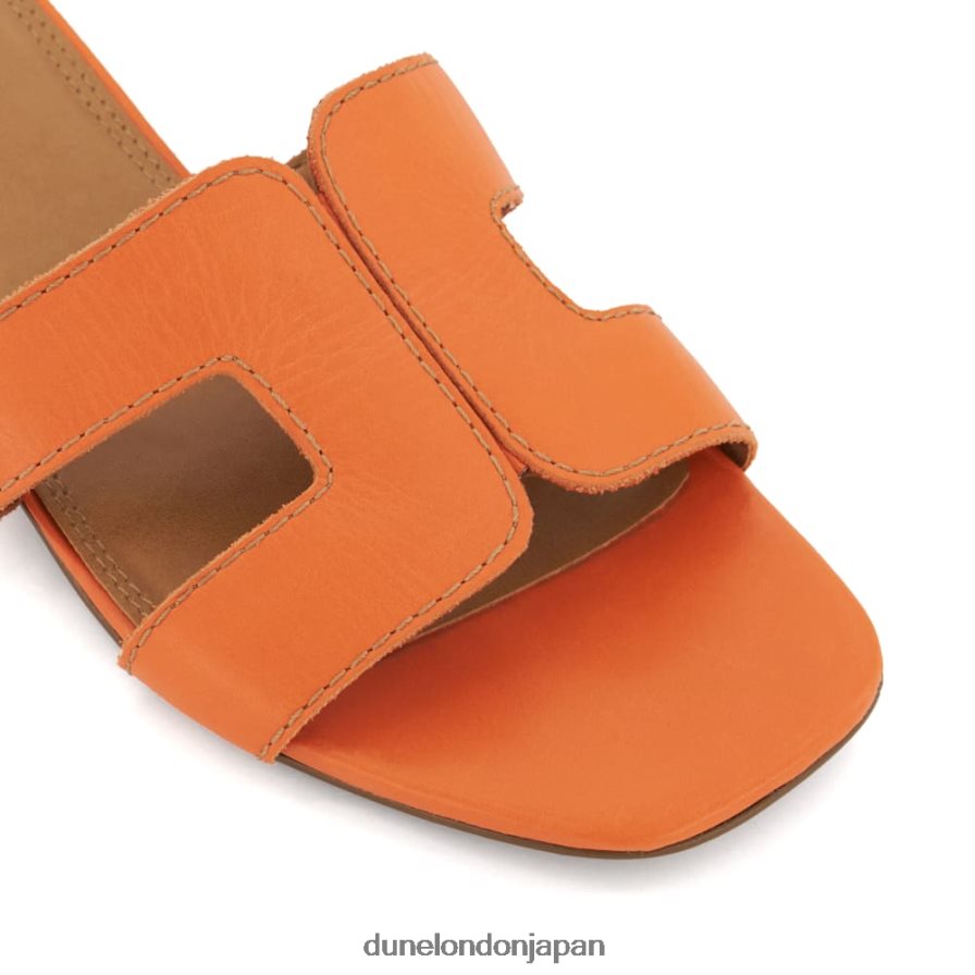 ルーペ スマートスライダーサンダル オレンジ 女性 Dune London 4JB82R425