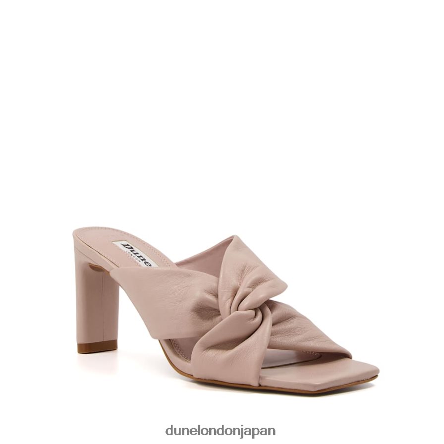 磁石 ワイドフィットノットミュールサンダル 生成り 女性 Dune London 4JB82R427