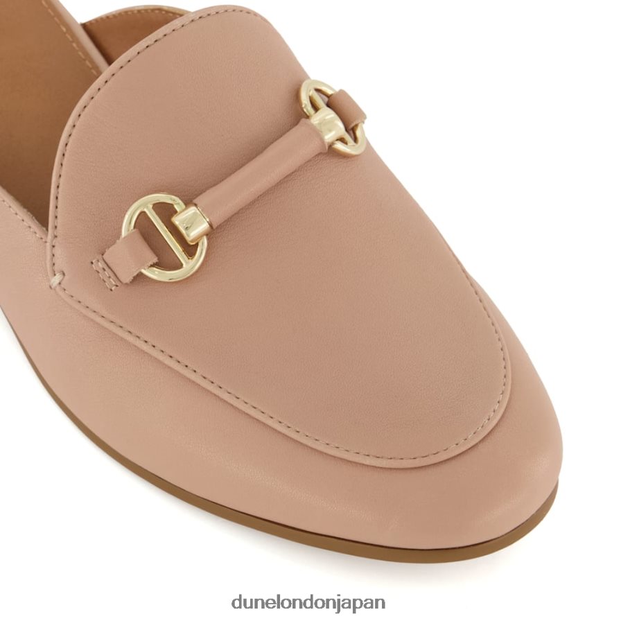 光った スナッフルトリム バックレスローファー 赤面 女性 Dune London 4JB82R432
