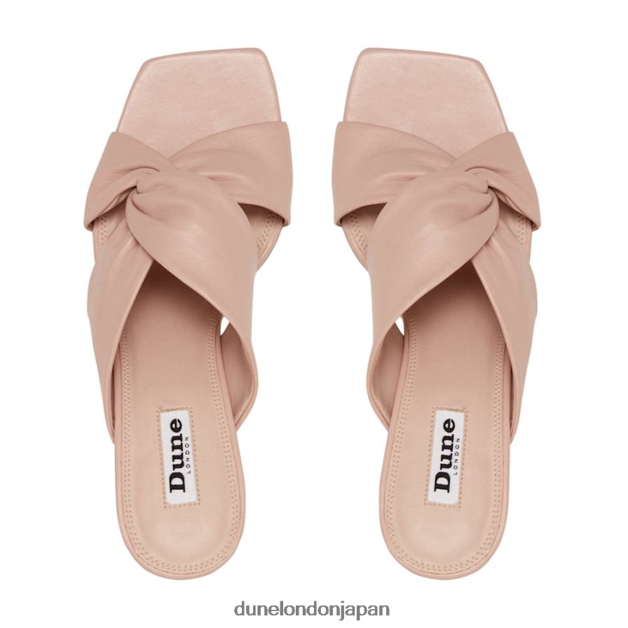 磁石 ツイストノットミュール 生成り 女性 Dune London 4JB82R439