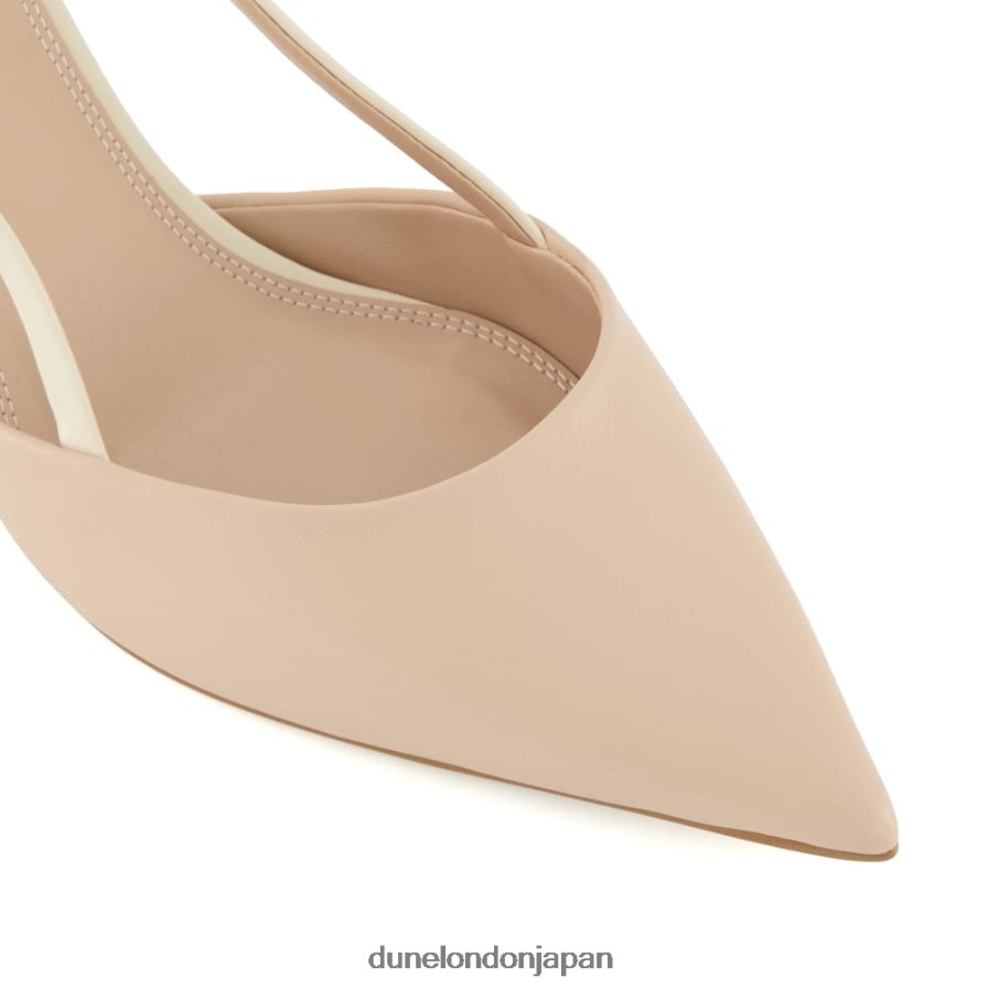 分類する フレアヒール スリングバック コートシューズ ヌード 女性 Dune London 4JB82R446