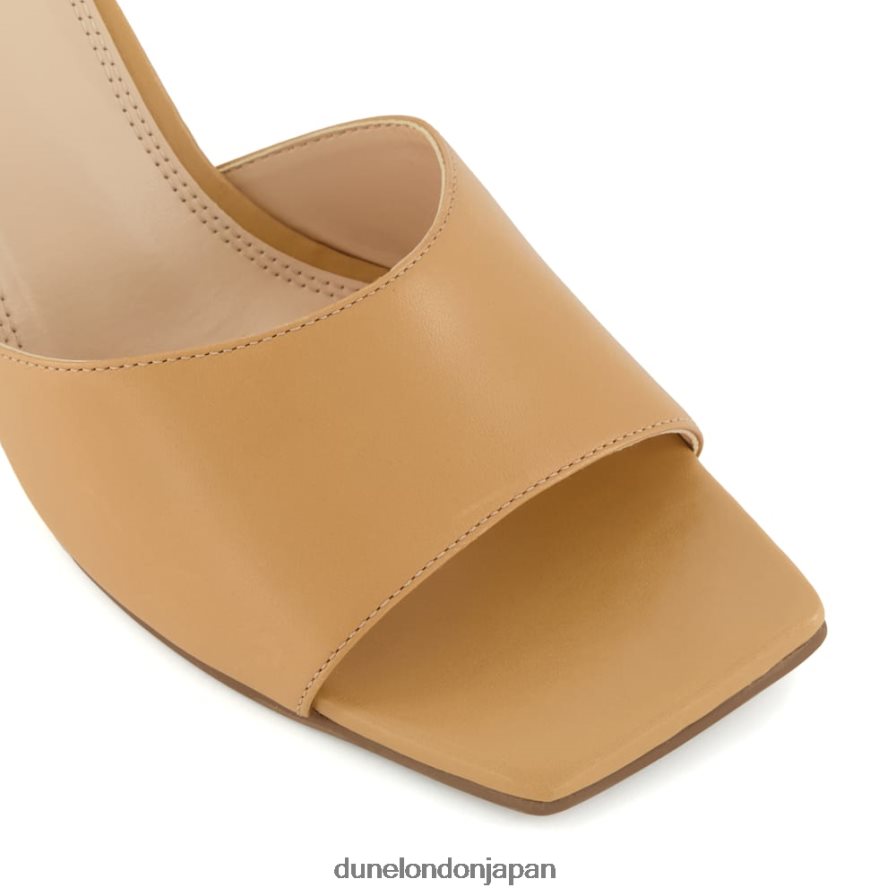 モーテル オープントゥウェッジミュール キャメル 女性 Dune London 4JB82R454