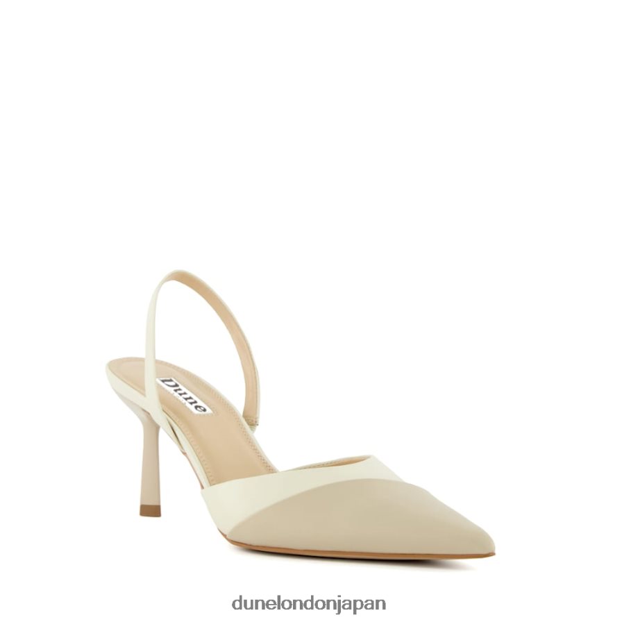 運動 スリングバックコートシューズ 生成り 女性 Dune London 4JB82R467