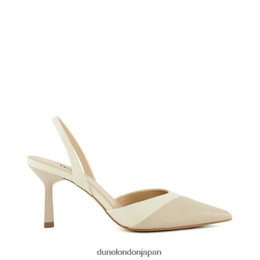 運動 スリングバックコートシューズ 生成り 女性 Dune London 4JB82R467