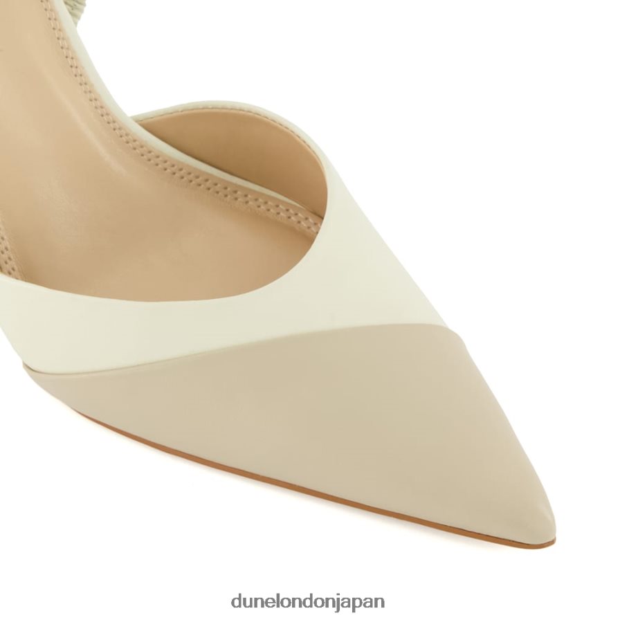 運動 スリングバックコートシューズ 生成り 女性 Dune London 4JB82R467