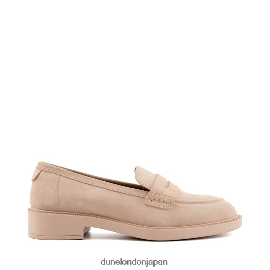 ガゼル ペニートリム ローファー ピンク 女性 Dune London 4JB82R468