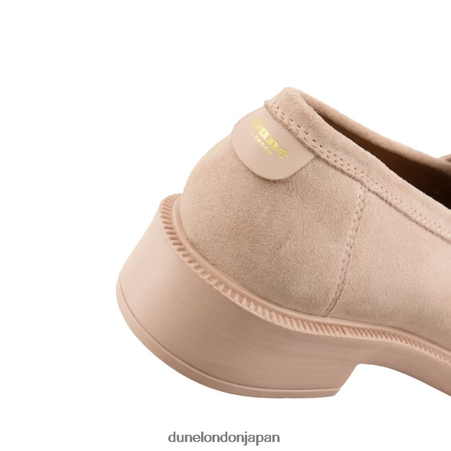 ガゼル ペニートリム ローファー ピンク 女性 Dune London 4JB82R468