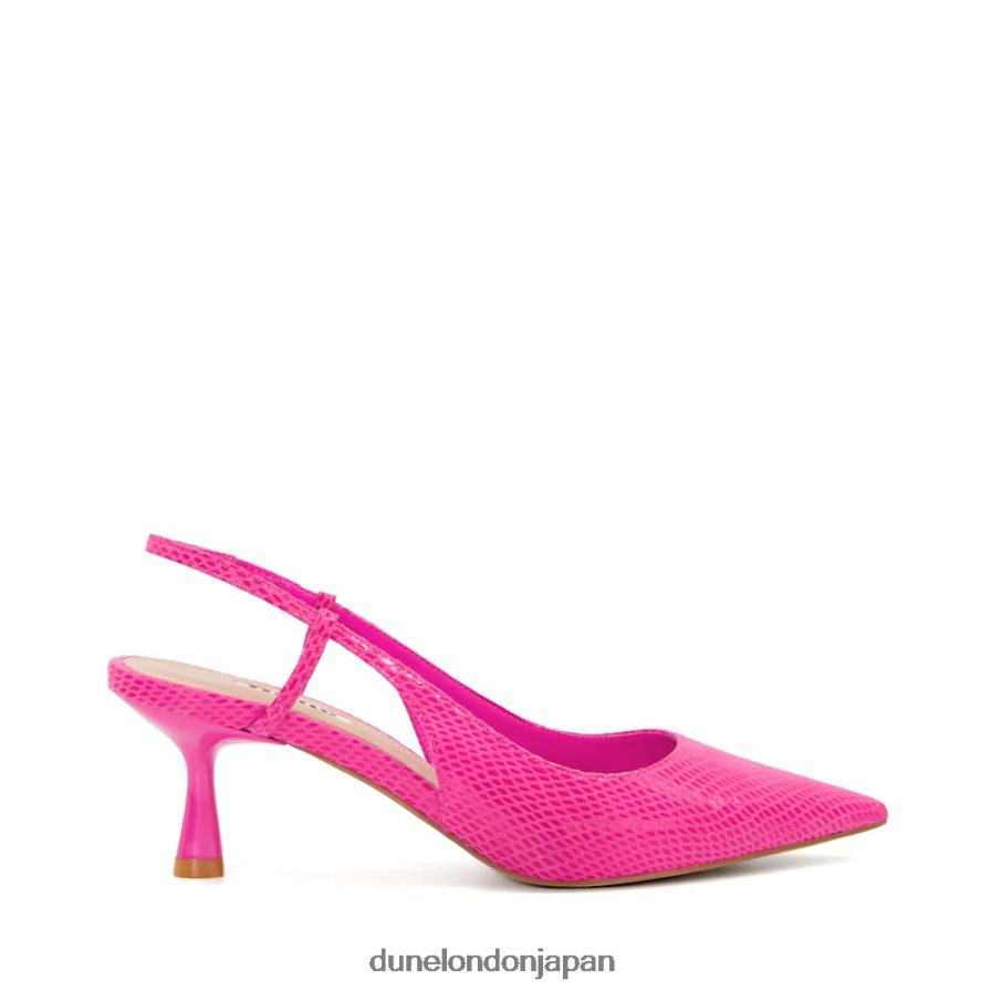 クリップ フレアヒール スリングバック コートシューズ ピンク 女性 Dune London 4JB82R487