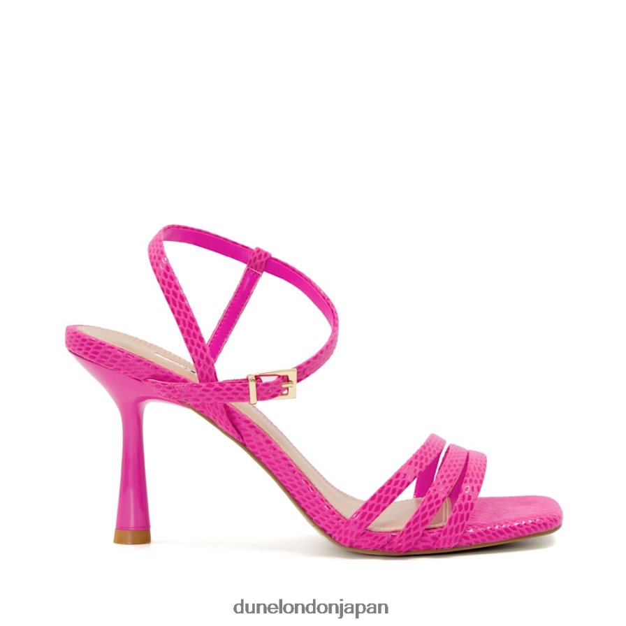 マグナム ストラップ付きヒールサンダル ピンク 女性 Dune London 4JB82R490