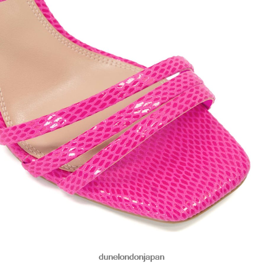 マグナム ストラップ付きヒールサンダル ピンク 女性 Dune London 4JB82R490