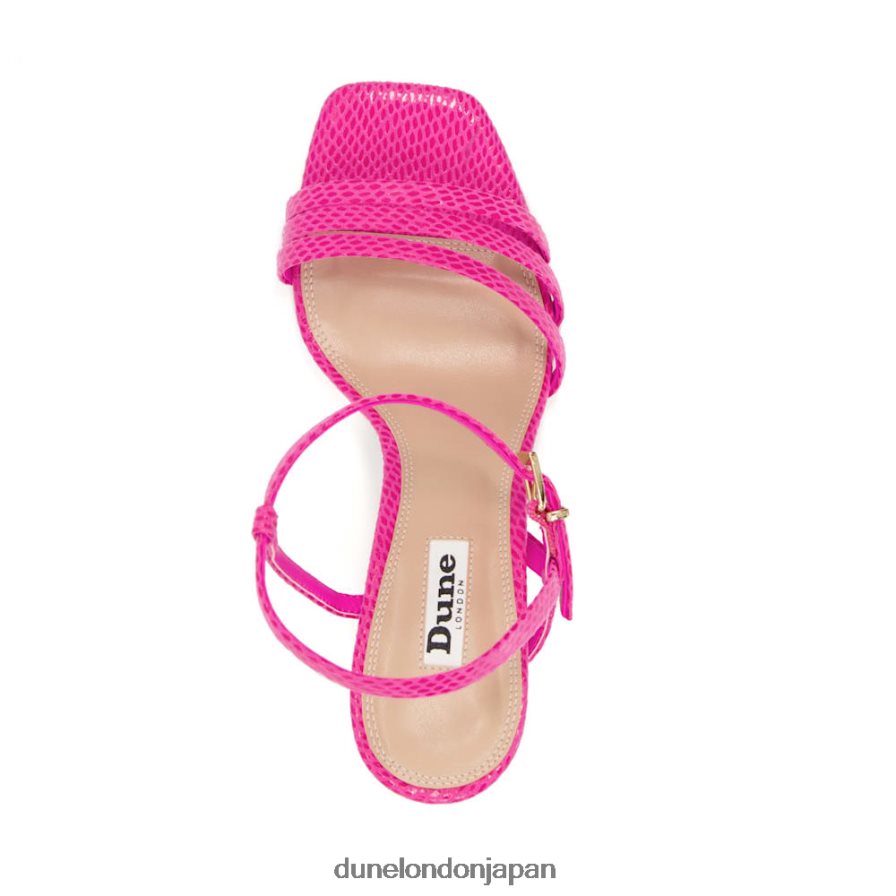 マグナム ストラップ付きヒールサンダル ピンク 女性 Dune London 4JB82R490