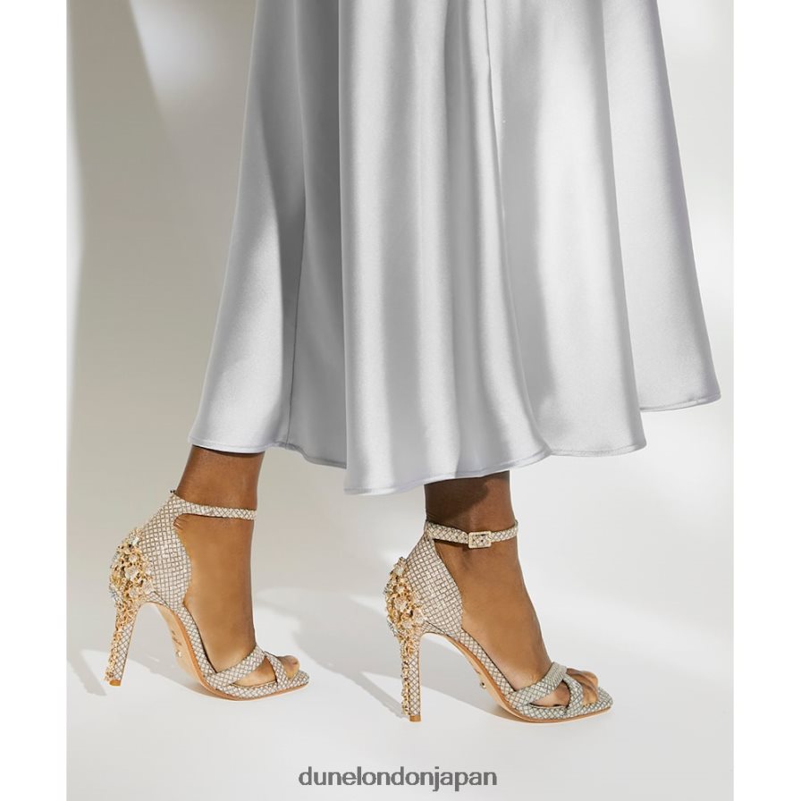 メイフェア ディアマンテヒール サンダル ピューター 女性 Dune London 4JB82R494
