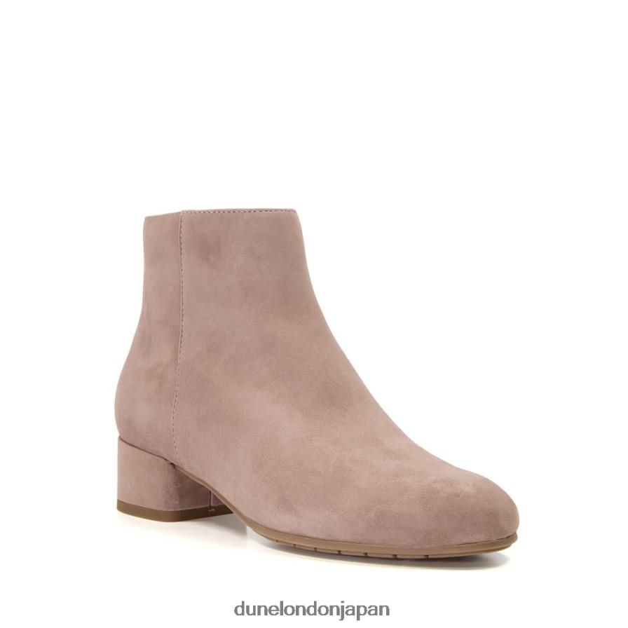 ピッピー ローヒール スエード アンクルブーツ トープ 女性 Dune London 4JB82R495