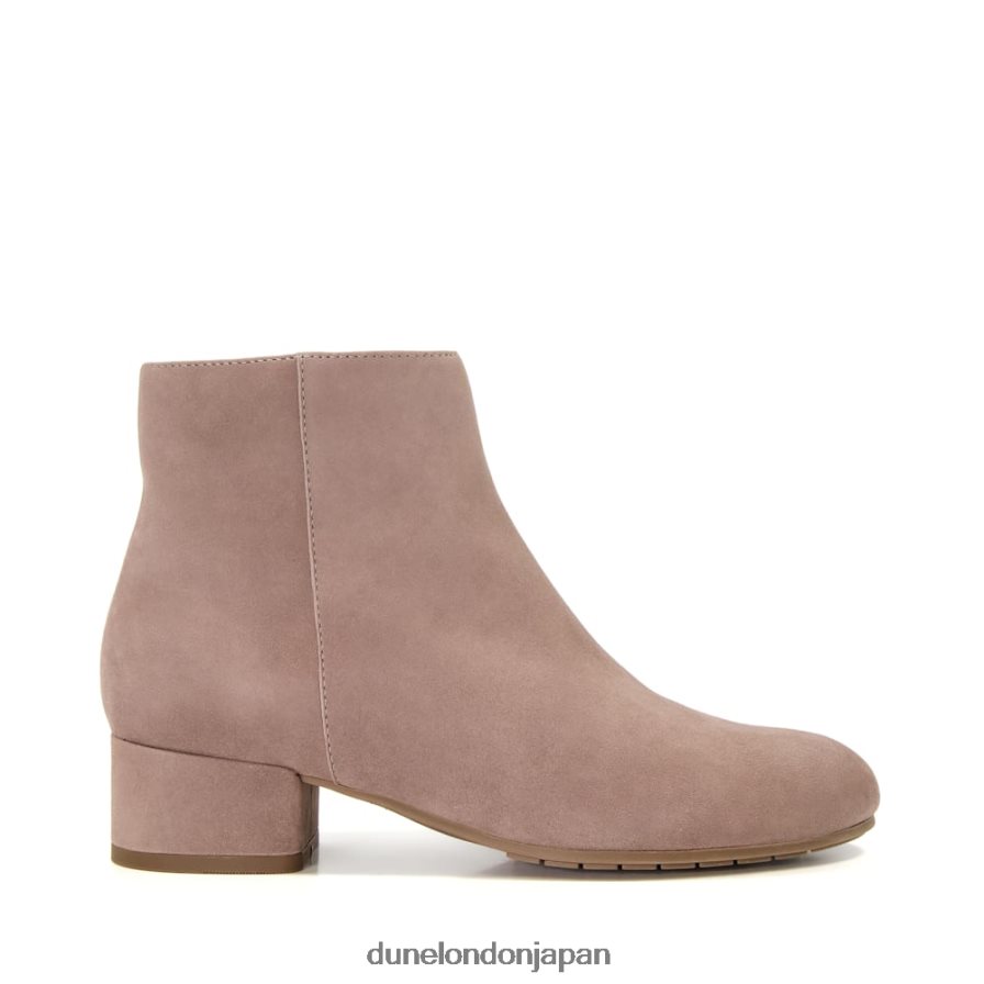 ピッピー ローヒール スエード アンクルブーツ トープ 女性 Dune London 4JB82R495