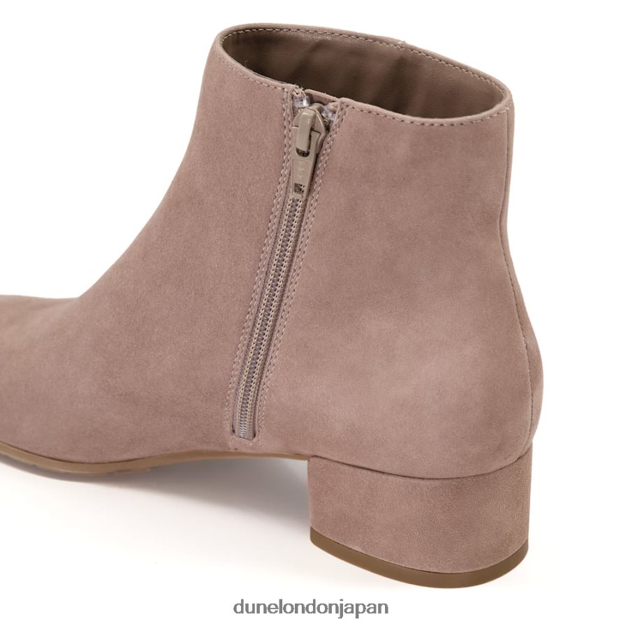 ピッピー ローヒール スエード アンクルブーツ トープ 女性 Dune London 4JB82R495