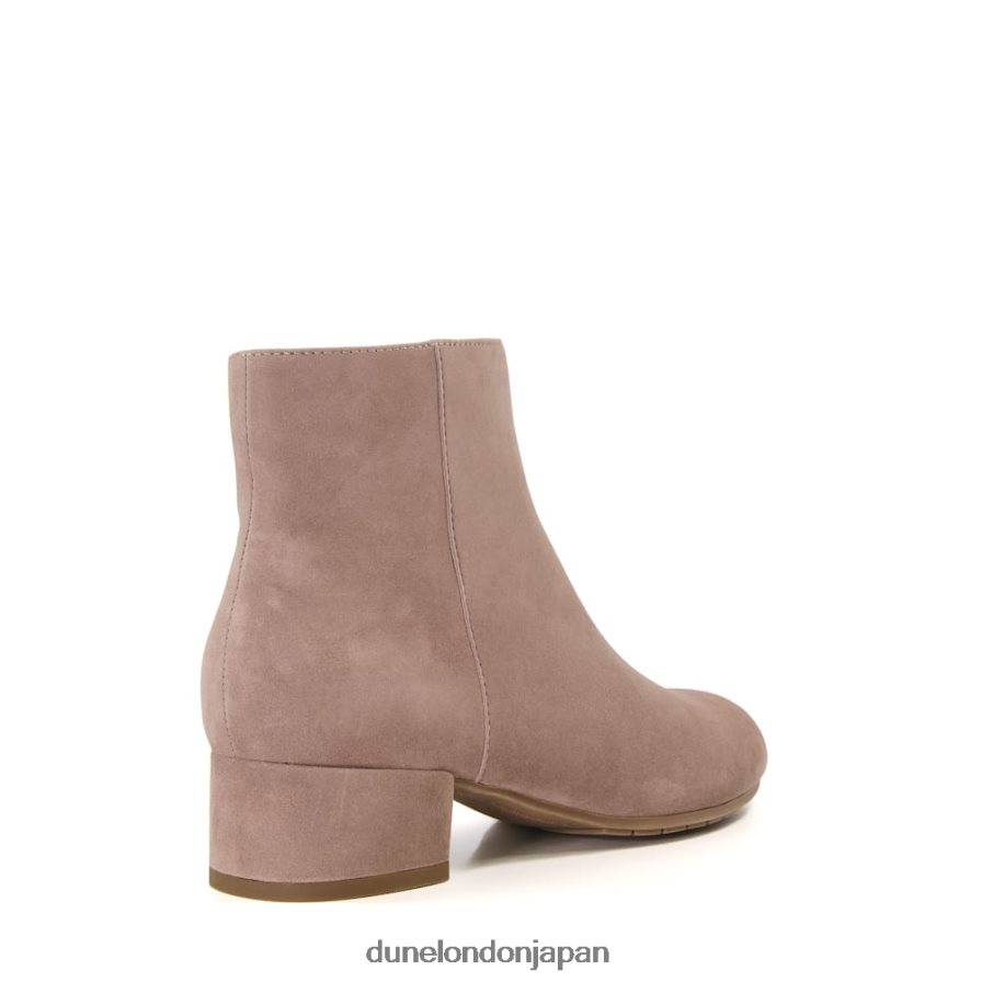 ピッピー ローヒール スエード アンクルブーツ トープ 女性 Dune London 4JB82R495