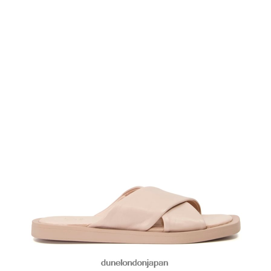 甘草 レザーサンダル ヌード 女性 Dune London 4JB82R501
