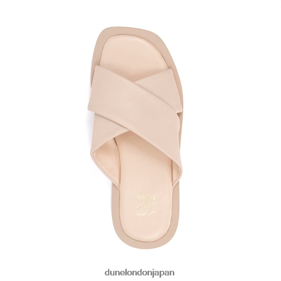 甘草 レザーサンダル ヌード 女性 Dune London 4JB82R501