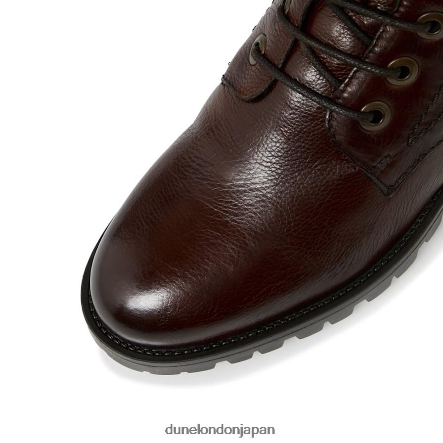 プレストーン ワイドフィット レースアップブーツ 茶色 女性 Dune London 4JB82R532
