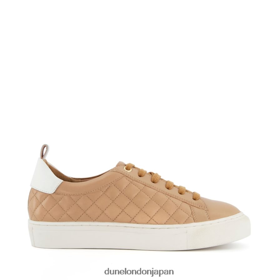 渦巻き レースアップトレーナー キャメル 女性 Dune London 4JB82R534