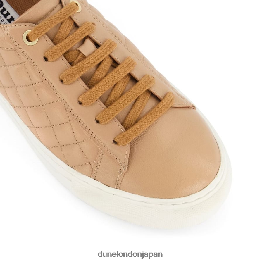 渦巻き レースアップトレーナー キャメル 女性 Dune London 4JB82R534
