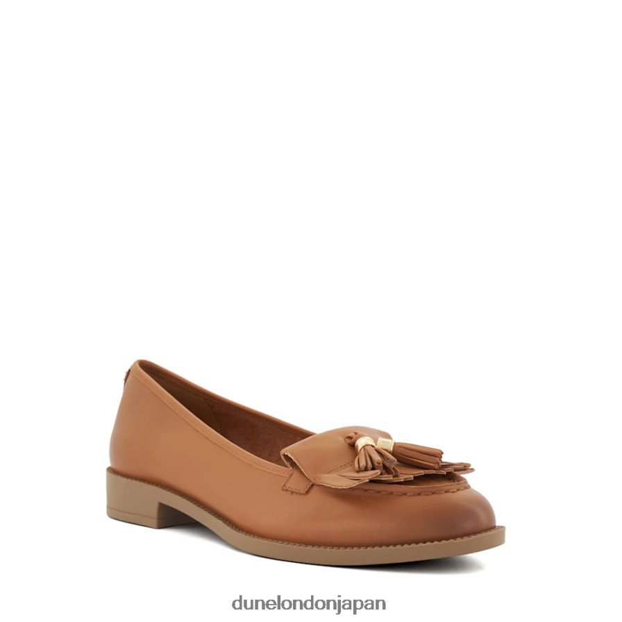 グランサムズ タッセルフリンジトリム ローファー 黄褐色 女性 Dune London 4JB82R55