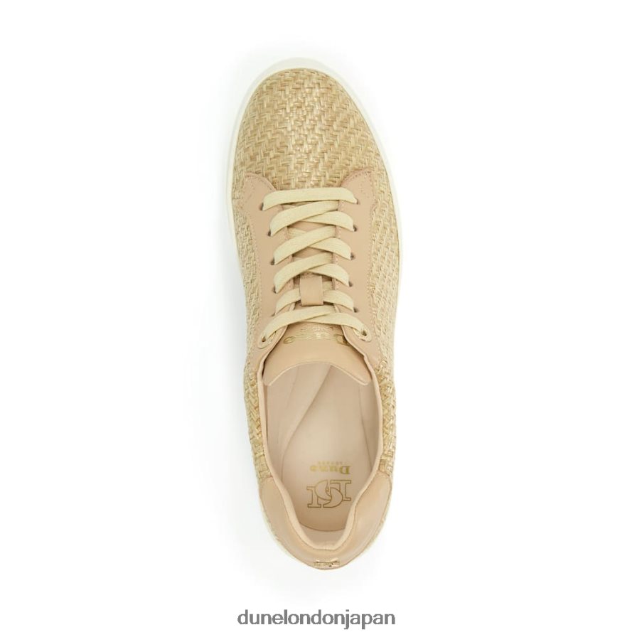 エピソード レースアップ フラットスニーカー 自然 女性 Dune London 4JB82R552