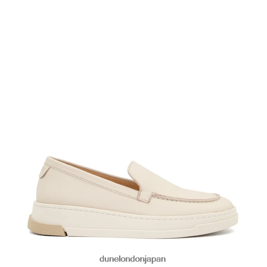 生成する ウェッジヒール ローファー オフホワイト 女性 Dune London 4JB82R553