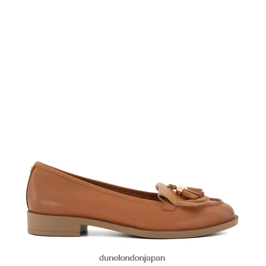 グランサムズ タッセルフリンジトリム ローファー 黄褐色 女性 Dune London 4JB82R55