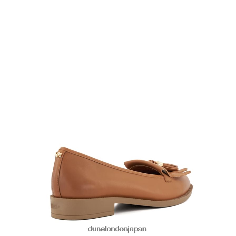 グランサムズ タッセルフリンジトリム ローファー 黄褐色 女性 Dune London 4JB82R55