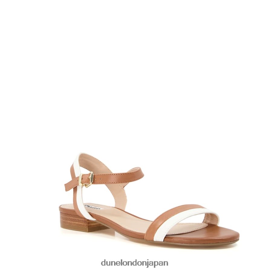 忠誠心 レザーサンダル 黄褐色 女性 Dune London 4JB82R562