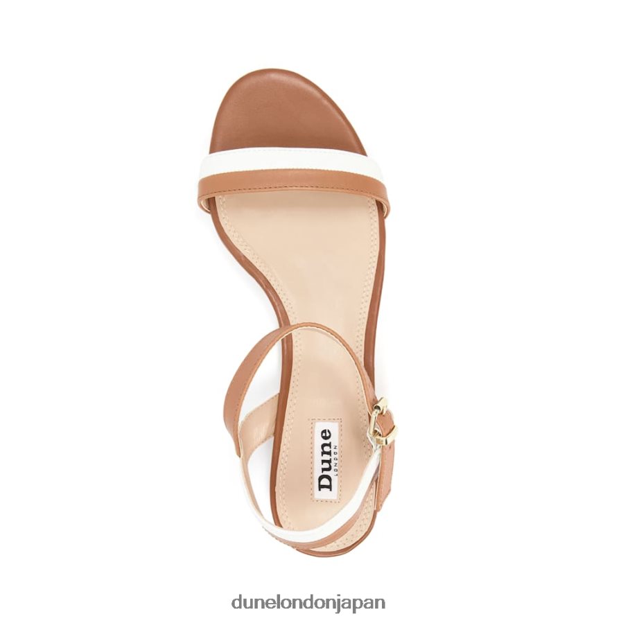 忠誠心 レザーサンダル 黄褐色 女性 Dune London 4JB82R562