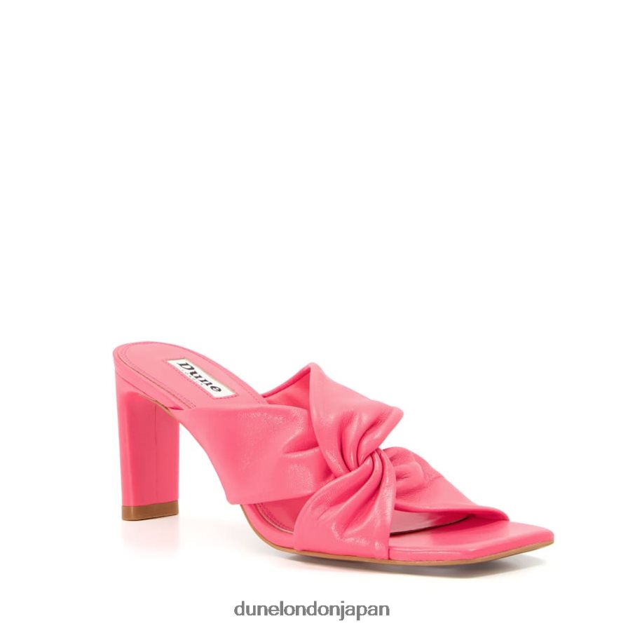 磁石 ツイストノットミュール ピンク 女性 Dune London 4JB82R598
