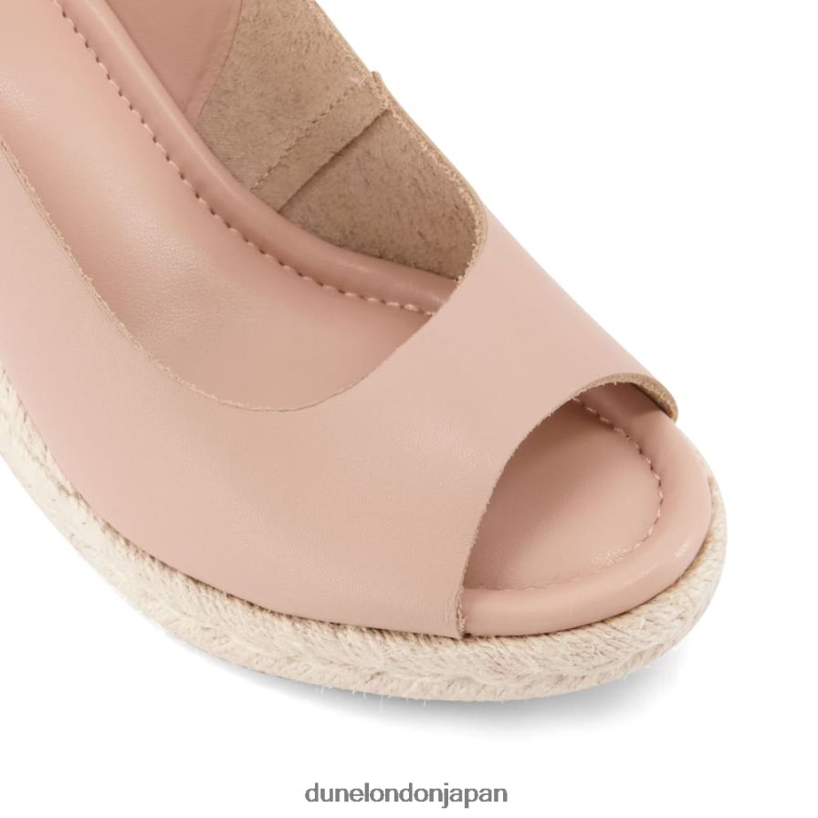 キミー ピープトゥウェッジ 赤面 女性 Dune London 4JB82R600