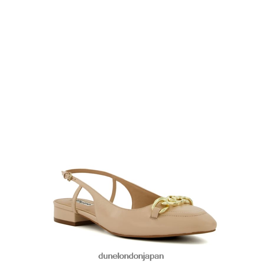 ヒッピー スナッフルトリム フラットスリングバックパンプス 赤面 女性 Dune London 4JB82R61