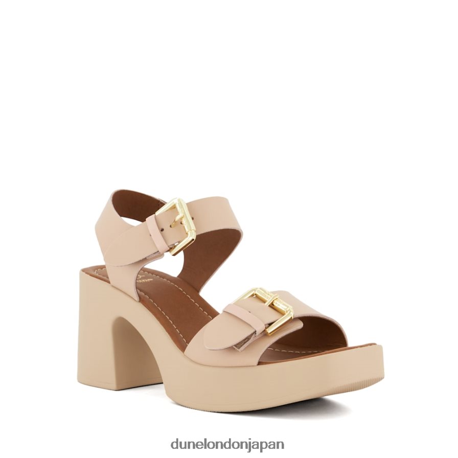 ジェニー ミッドプラットフォームサンダル 赤面 女性 Dune London 4JB82R62