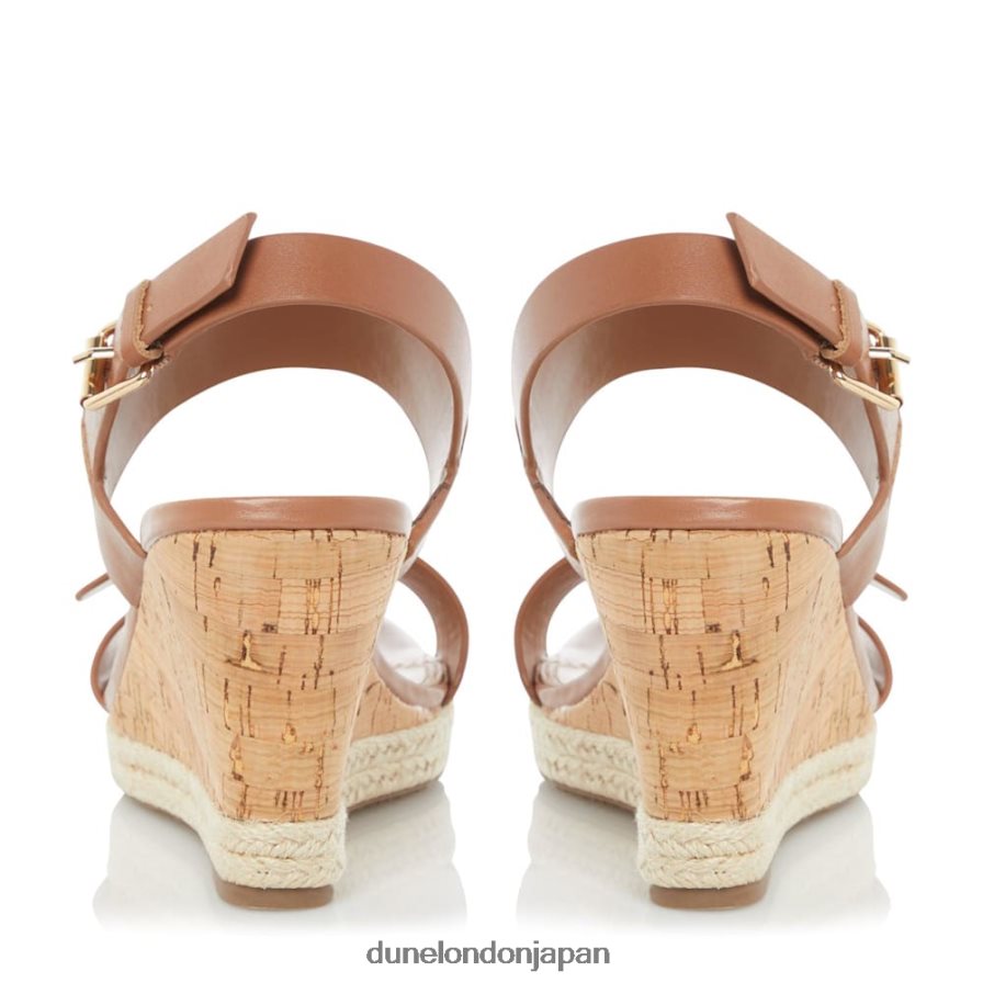 ケンディル ウェッジサンダル 黄褐色 女性 Dune London 4JB82R621