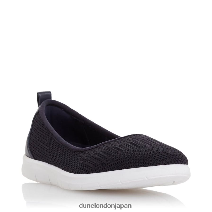 エライザ スリップオンポンプ 海軍 女性 Dune London 4JB82R622