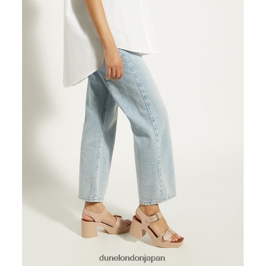 ジェニー ミッドプラットフォームサンダル 赤面 女性 Dune London 4JB82R62