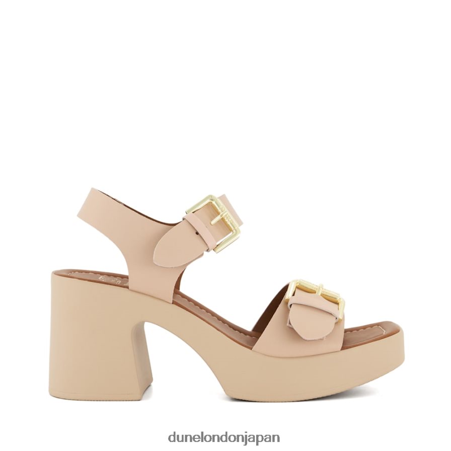 ジェニー ミッドプラットフォームサンダル 赤面 女性 Dune London 4JB82R62