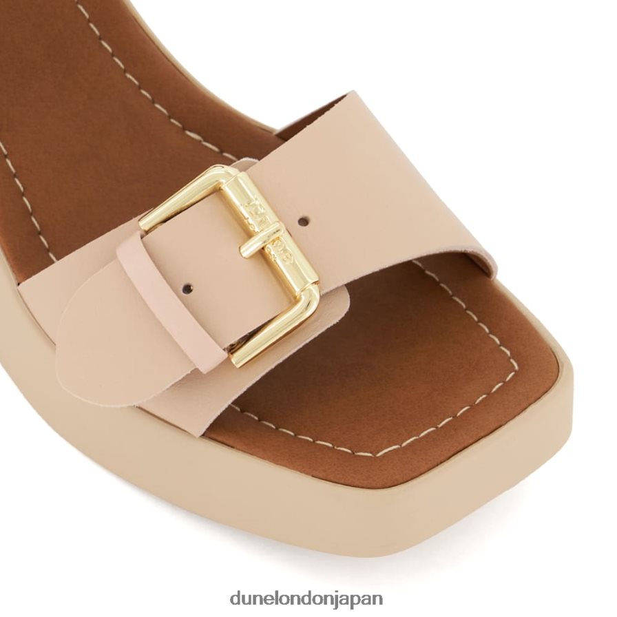 ジェニー ミッドプラットフォームサンダル 赤面 女性 Dune London 4JB82R62