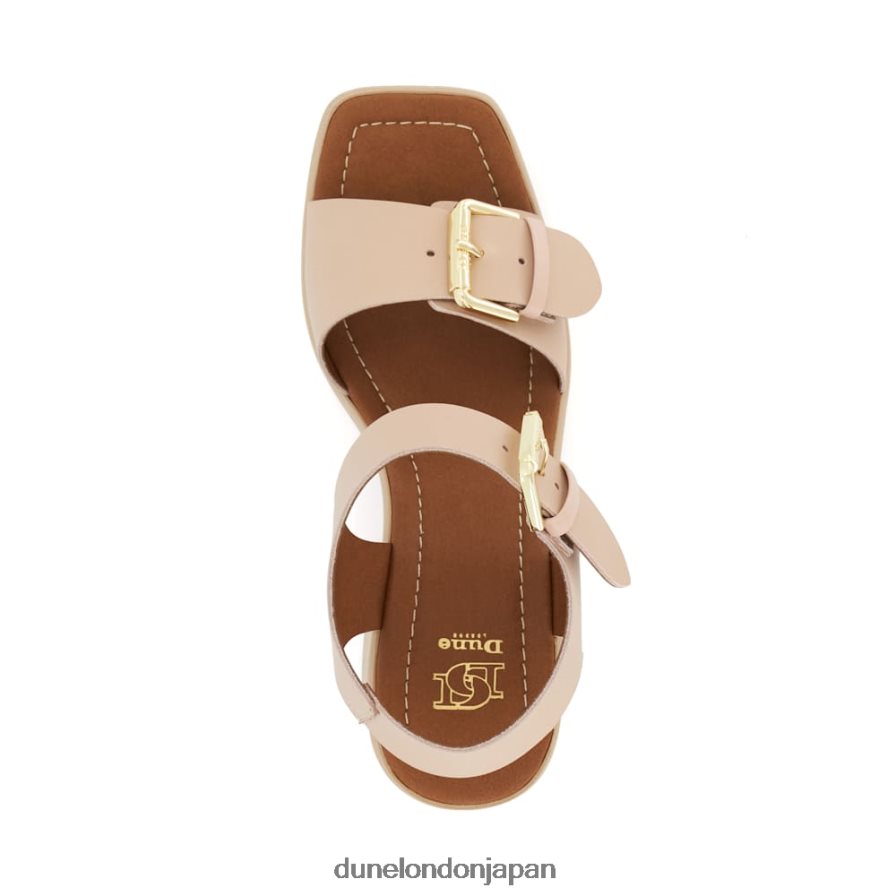ジェニー ミッドプラットフォームサンダル 赤面 女性 Dune London 4JB82R62