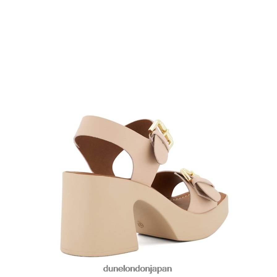 ジェニー ミッドプラットフォームサンダル 赤面 女性 Dune London 4JB82R62