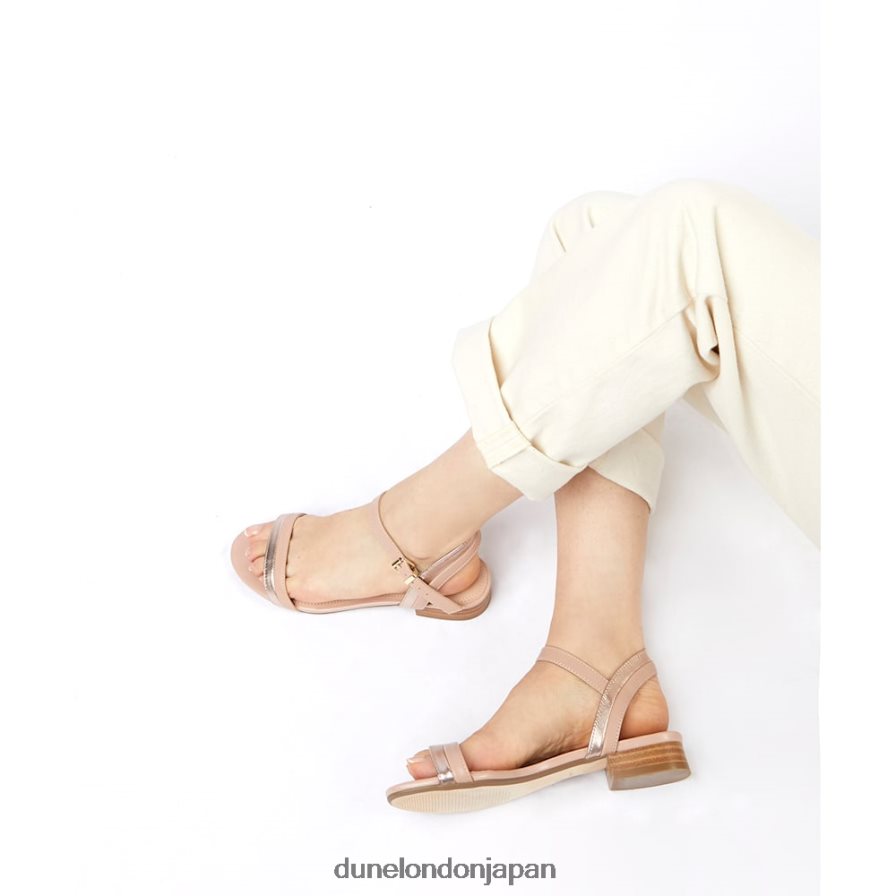 忠誠心 レザーサンダル 赤面 女性 Dune London 4JB82R637